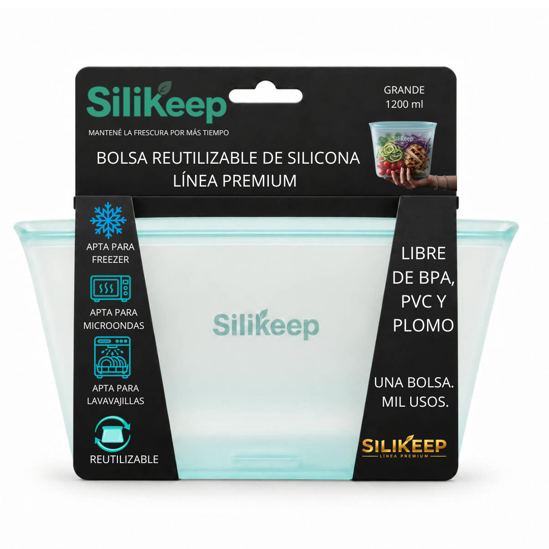 Bolsa SiliKeep Gran Capacidad (1200ml)