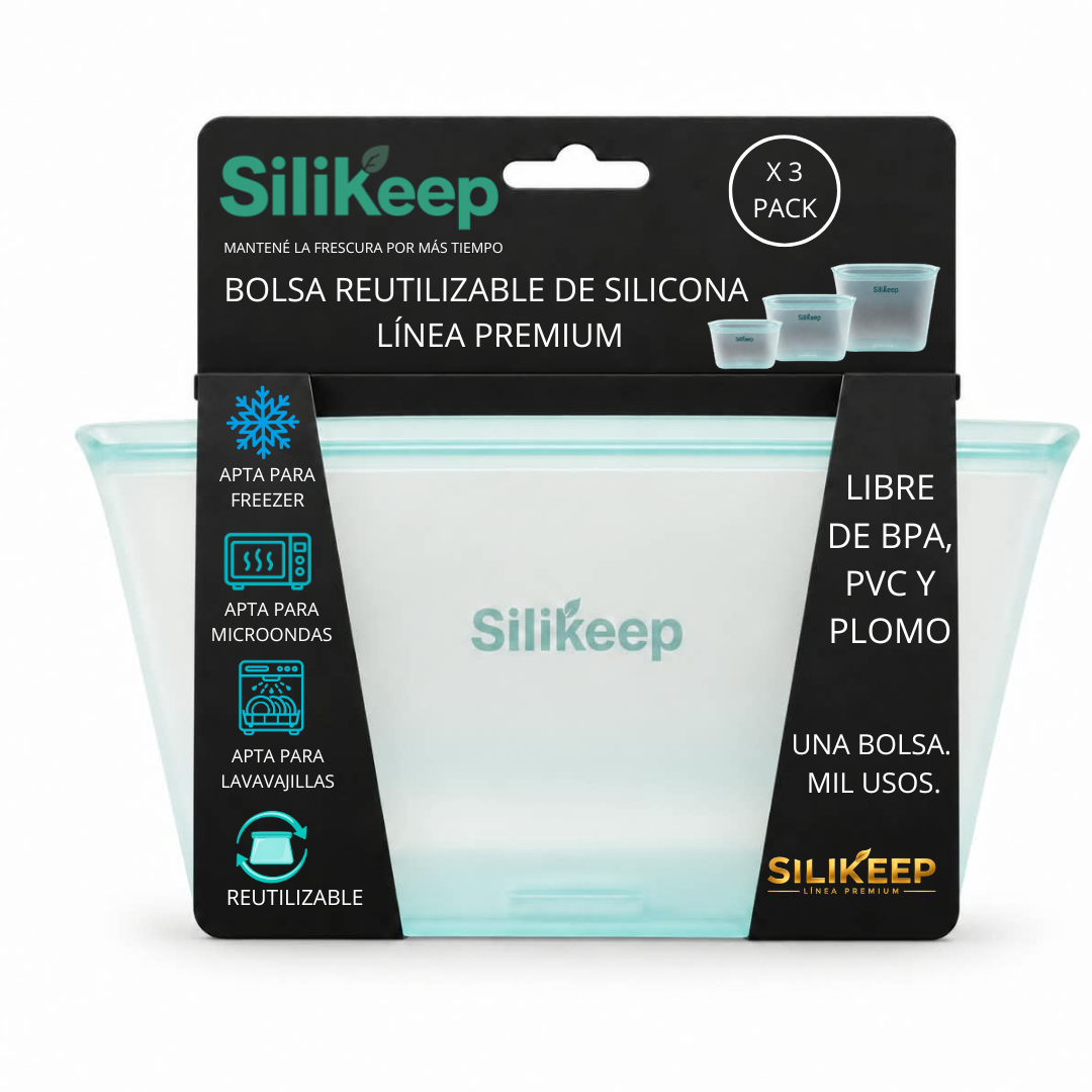Kit Esencial SiliKeep · 3 Tamaños
